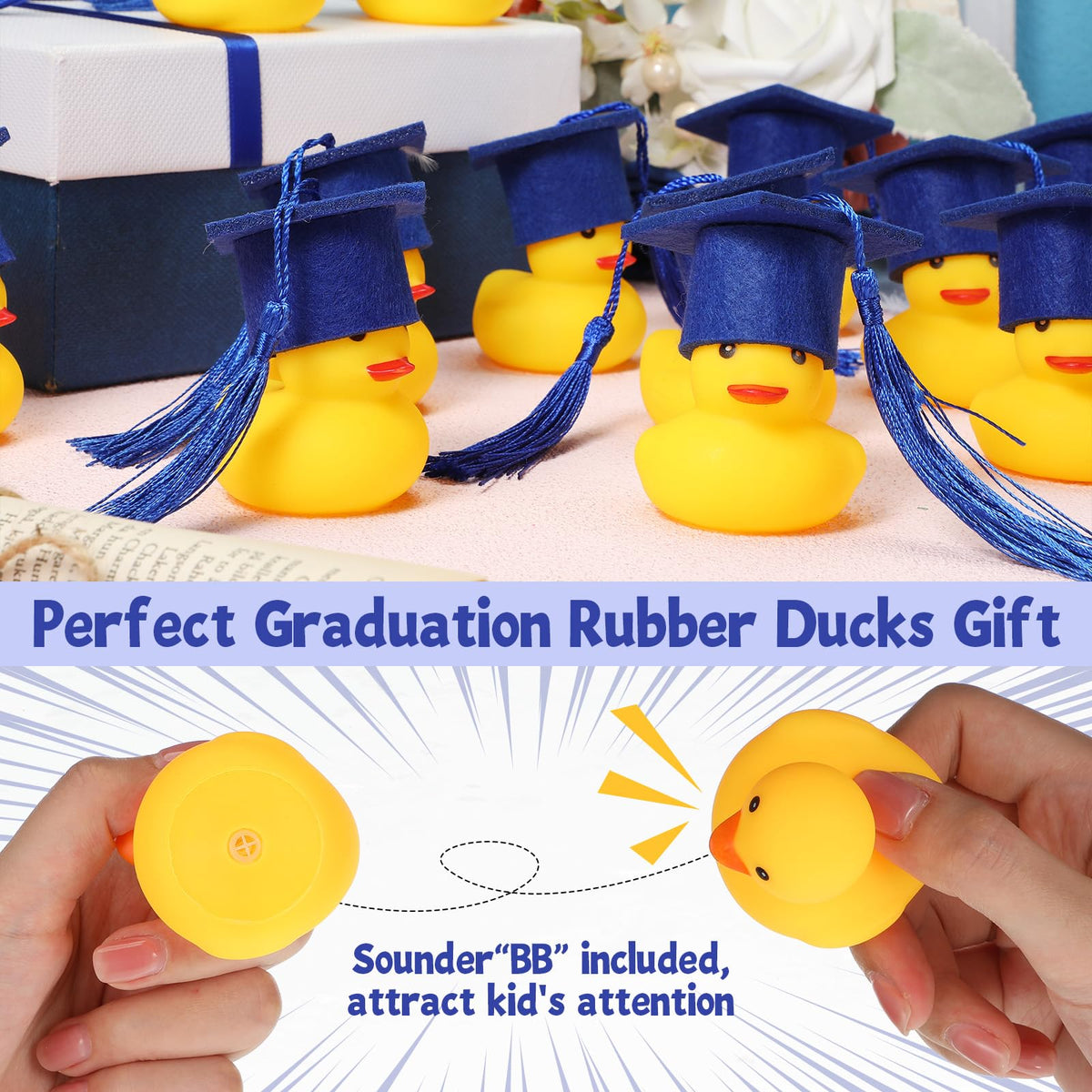 Jerify mini 2-inch yellow ducks ideal for bath time.