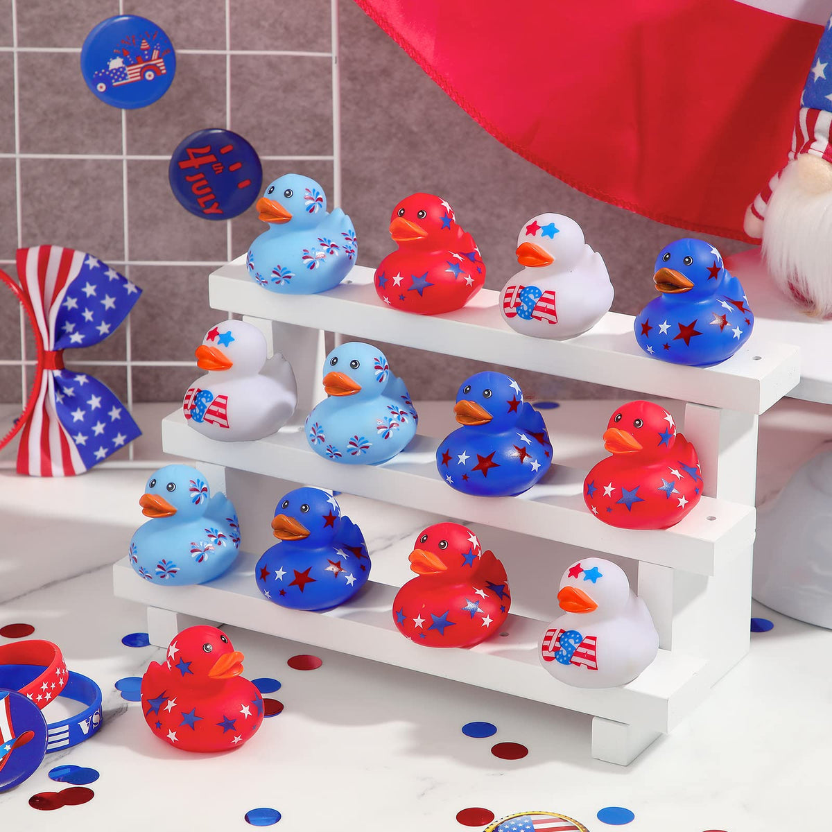 Jerify washable durable ducks stay bright after repeated use and cleanup.