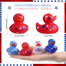 Jerify usa-pattern stars design boosts holiday bath play and recognition.
