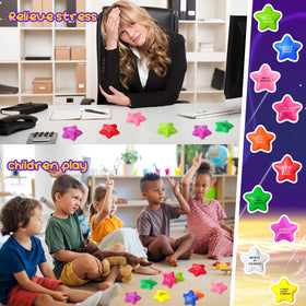 Jerify star stress ball red with encouraging quote for energy