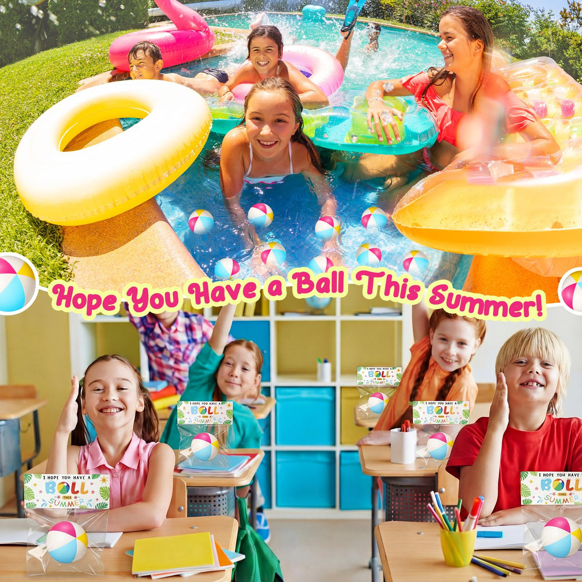 Jerify mini beach stress balls 2.5 inch with gift bags for celebrations.