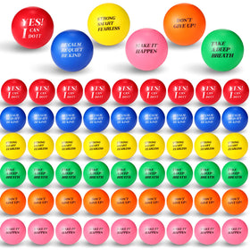 Jerify stress balls 72-pcs pack in six colors for desk relief