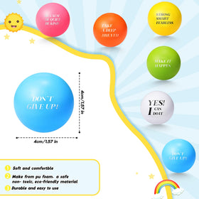 Jerify pink quote foam stress ball ideal for quick calm moments
