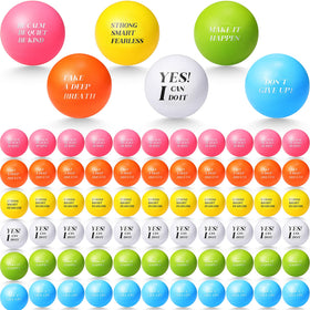Jerify red motivational quote stress ball for office focus and calm