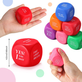 Jerify stress cubes on workspace for motivation throughout the day.