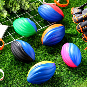 Jerify foam footballs serve as carnival prizes and classroom rewards