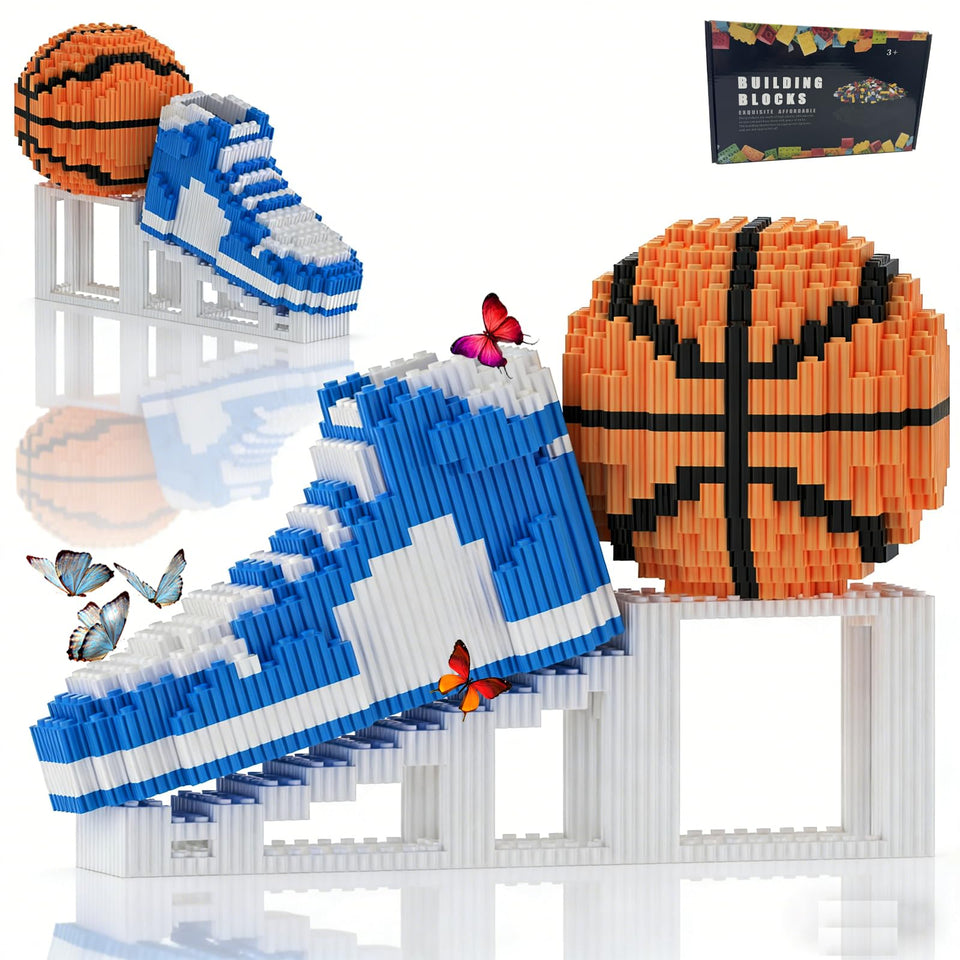 JESGO basketball with sneaker blocks for a realistic desk display.