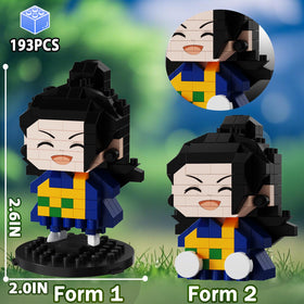 Desk display of JESGO figures adds personality to work or study spaces.