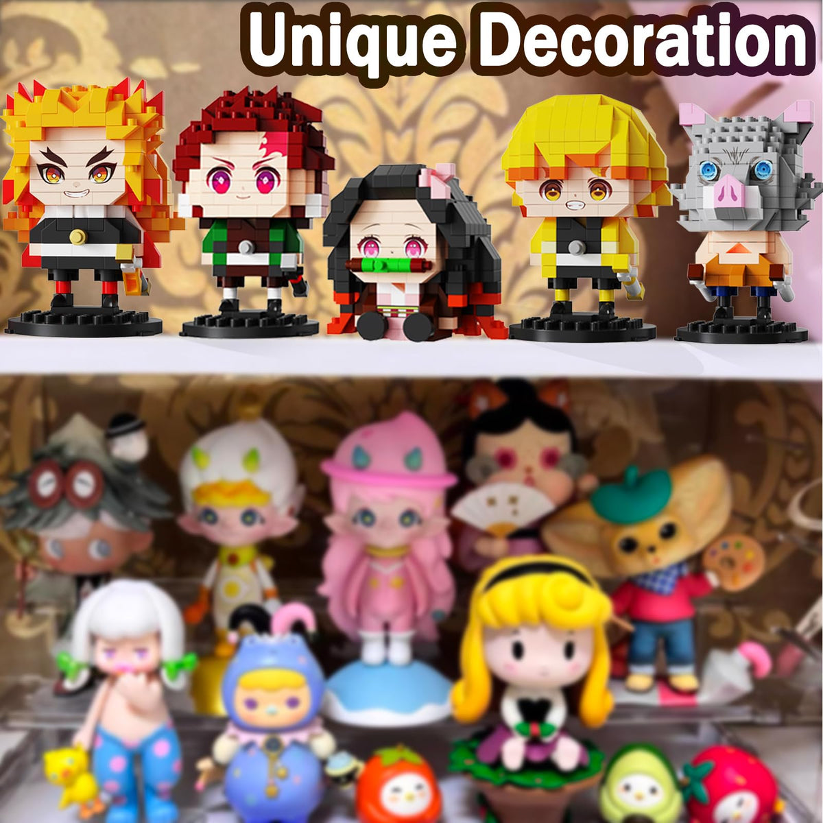 JESGO desk and shelf decor collection ready for display