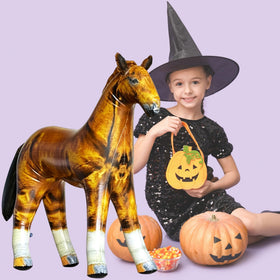 Outdoor-ready Jet Creations inflatable horse for events and gatherings
