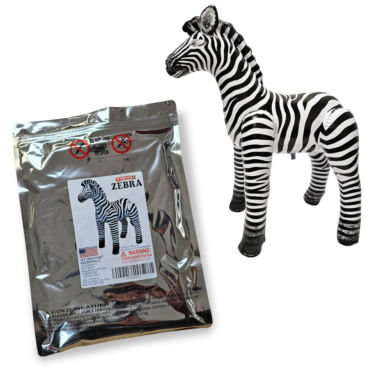 Jet Creations An-ZEB3 phthalate free vinyl built for durable repeated play