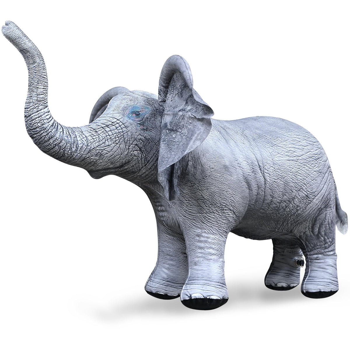 Jet Creations elephant inflatable standing 36-inch display for events.