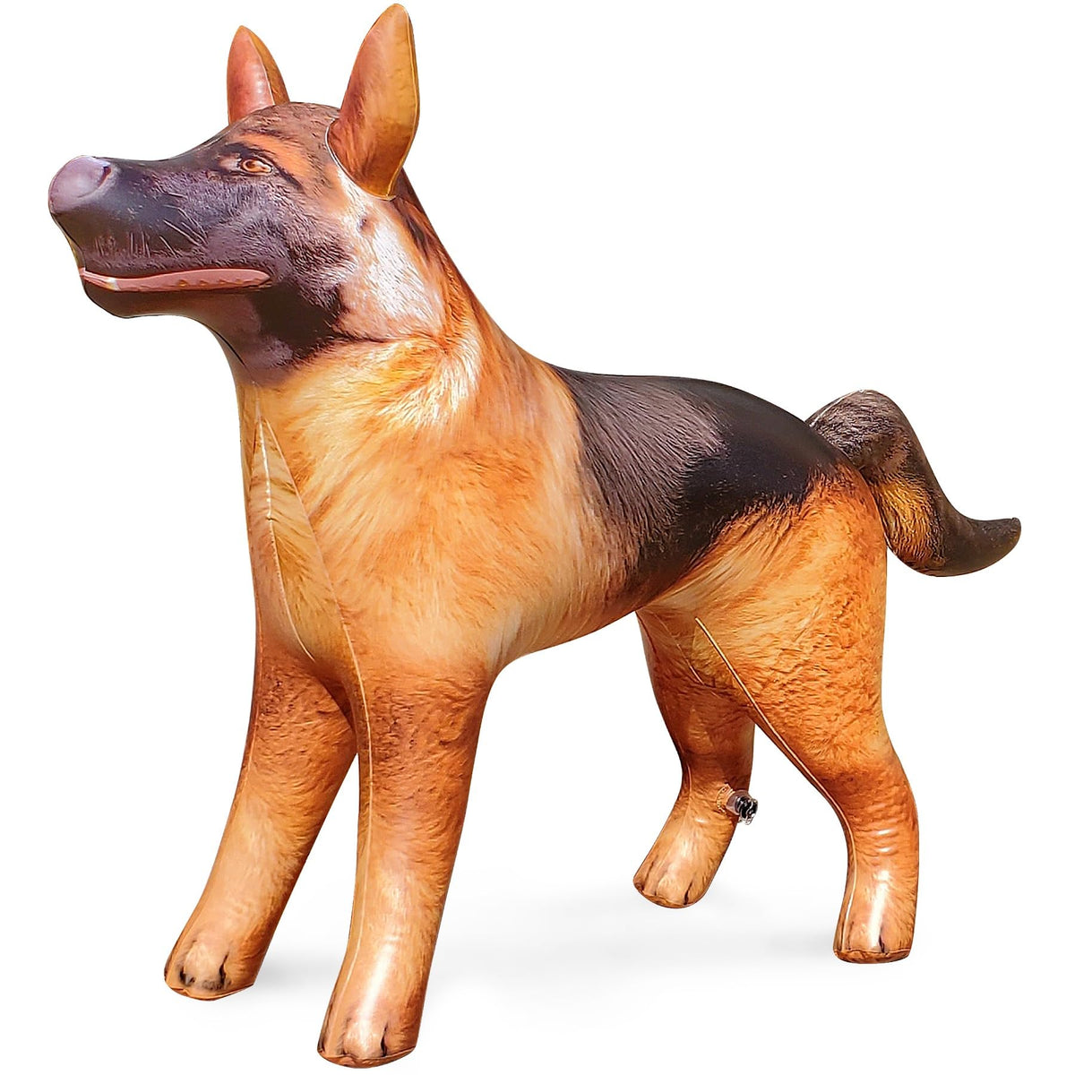 Jet Creations German Shepherd inflatable 43-inch display for yard decor.