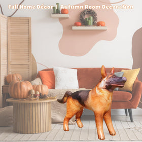Jet Creations German Shepherd inflatable used as party prop.