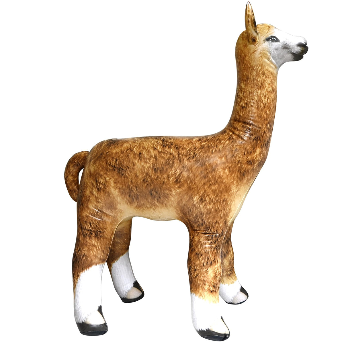Jet Creations inflatable alpaca, front view, 30-inch height, ideal party decor