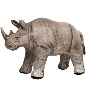 Jet Creations Rhino inflatable full-body view ideal for lifelike safari decor.
