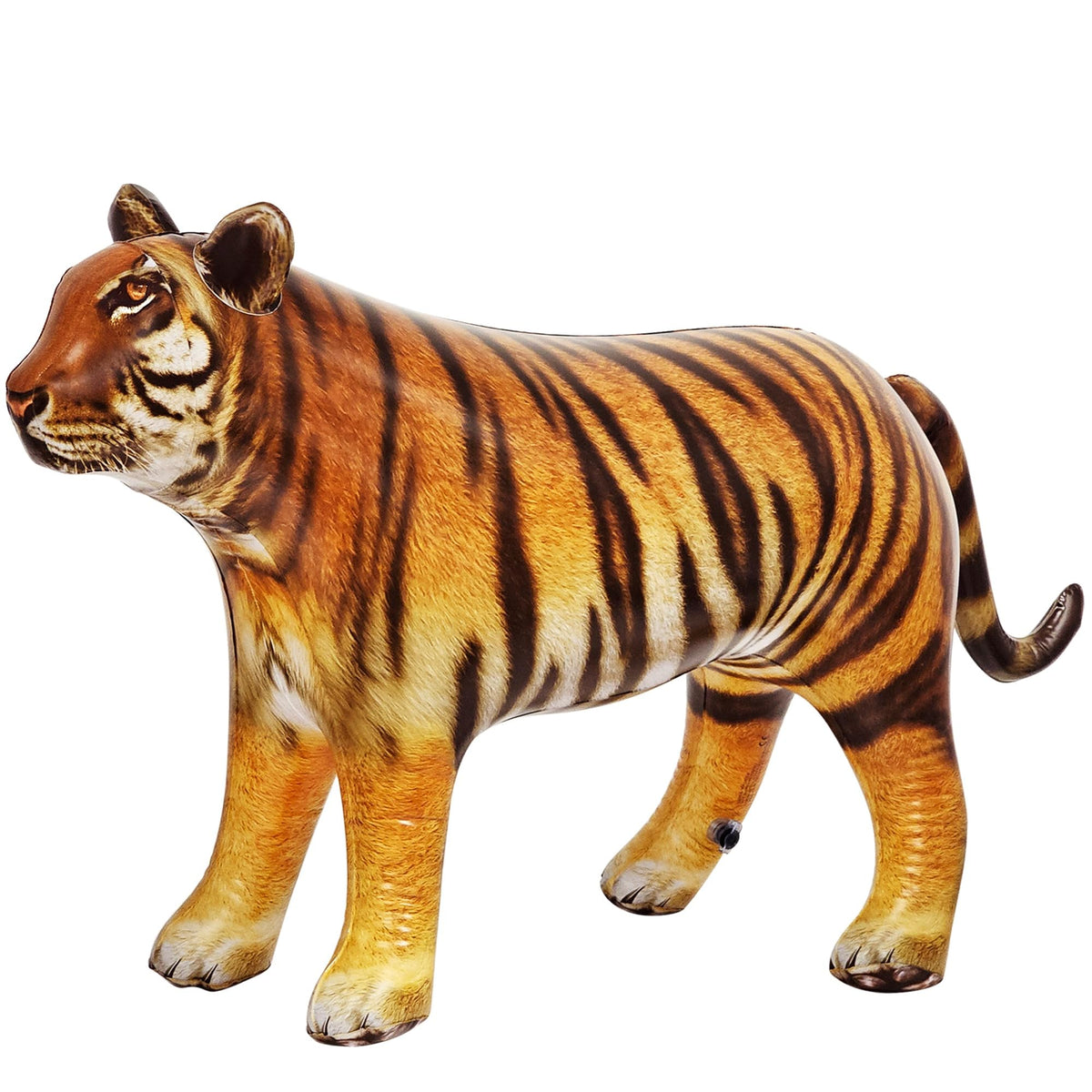 Jet Creations tiger inflatable 40-inch for striking safari decor and photo moments.