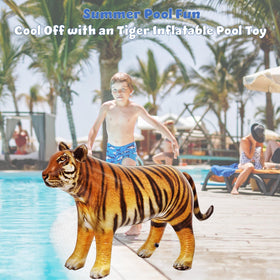 Jet Creations tiger self-standing inflatable suitable for shelves and floors.