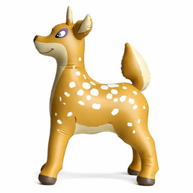 Jet Creations two-way valve inflatable deer enables quick, easy setup before events.