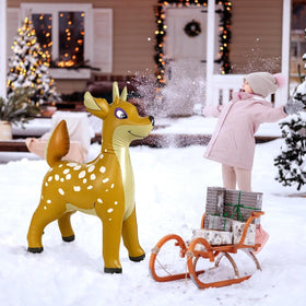 Jet Creations USA-designed inflatable deer tested for durability and stability.