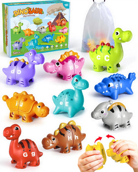 Jetbotell dinosaur alphabet buddies boost early literacy with playful letter recognition