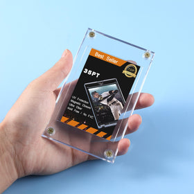 Jetec 3.15 x 5.24 inch card holders fit standard-size trading cards