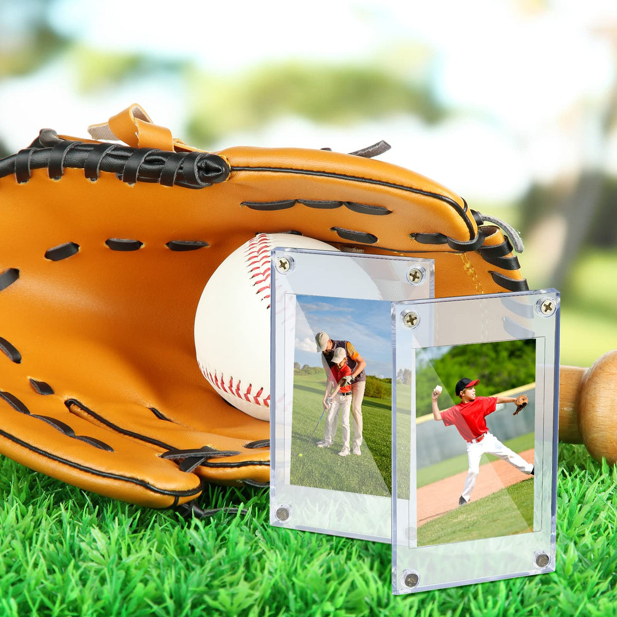 Jetec clear protectors help prevent yellowing while keeping cards visible