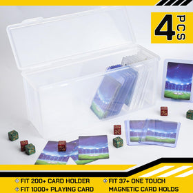 Jetec corner-notched card cases safeguard card corners during handling and viewing