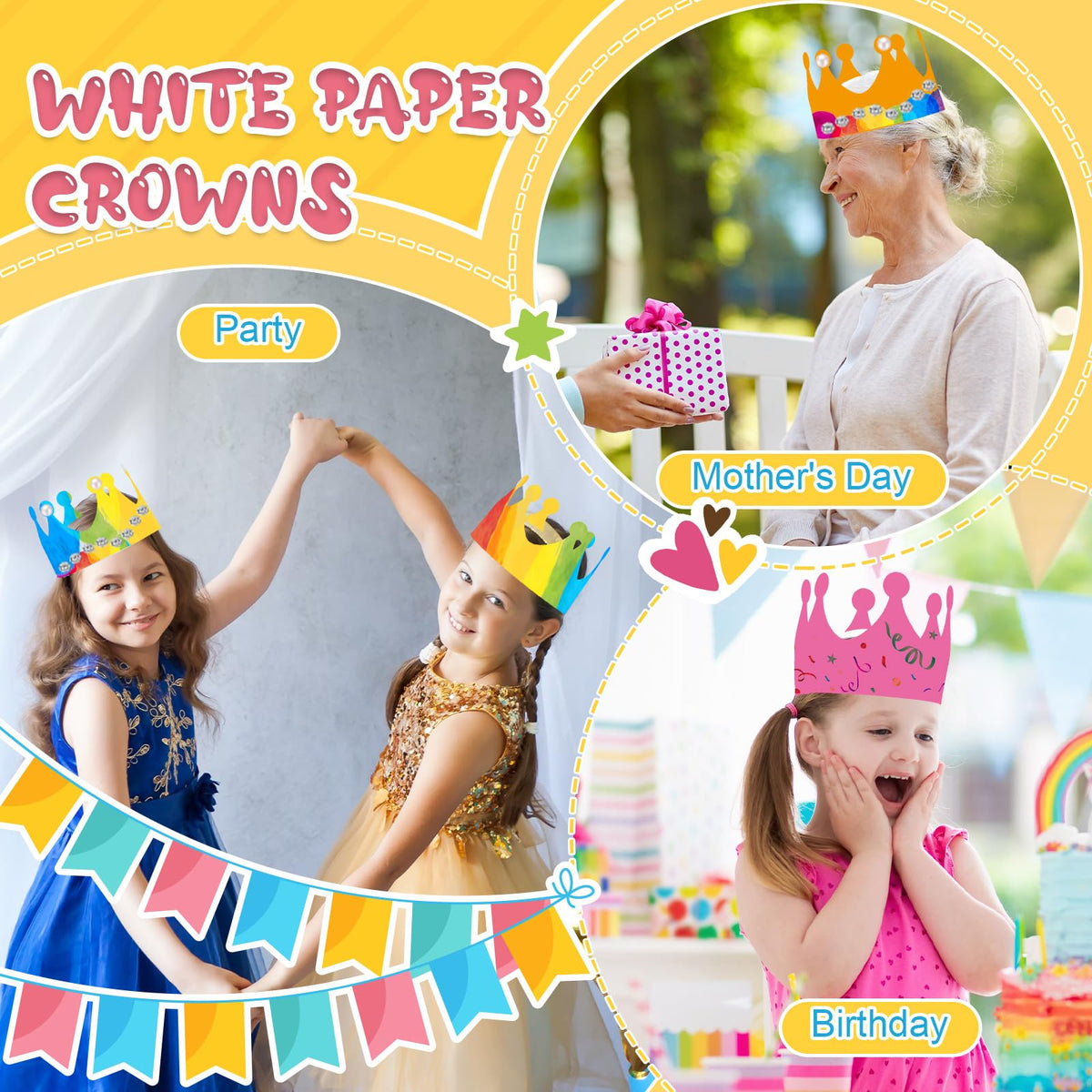 Jetec crowns shown as a blank canvas for colors and personalization