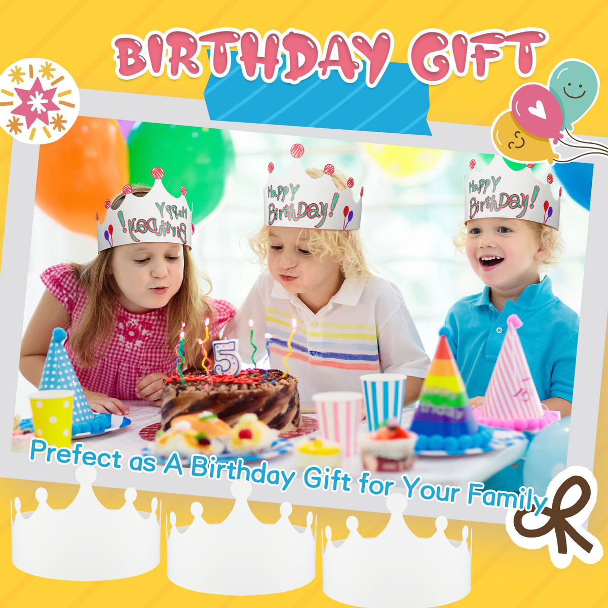Jetec party crowns versatile for events and games