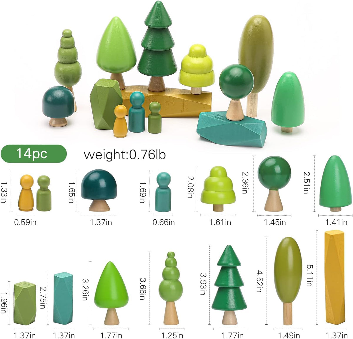 JETM·HH prekindergarten blocks help tidy play by stacking and shelving.