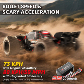 The JC14EP V3 all-terrain chassis endures jumps and rough ground for lasting fun.