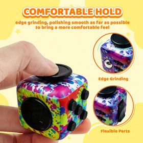 Jevuoyee 6-pack fidget cubes infinity cube action supports creative thinking and calm