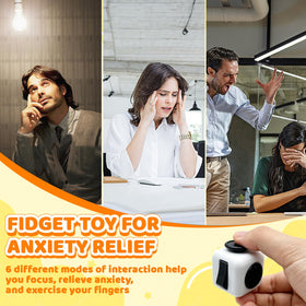 Jevuoyee fidget cube roller texture offers repetitive motion for calm focus