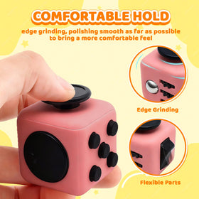 Jevuoyee fidget cube rotate action enhances finger dexterity during tasks