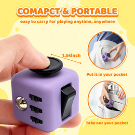 Jevuoyee fidget cube slide action promotes tactile distraction and calmness
