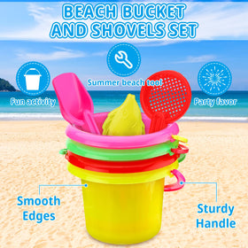 Jexine compact beach pails fit little hands and busy days.