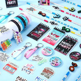 Jexine music stickers to decorate and customize party decor