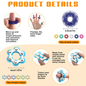 Jexine six-wheeled roller chain fidget for discreet movement