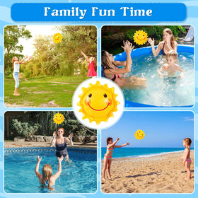 Jexine sun beach ball pack of 24 is great for group games and gifts.