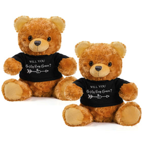 Jexine 10-inch ring bearer bear in wedding clothes, a charming keepsake for the ceremony