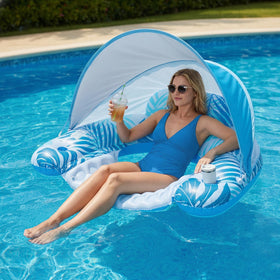 JGV float uses thick vinyl and multiple air chambers for stability.