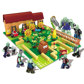 JHESAO PVZ assembly figures pack with box, ideal for gift ideas and fans.