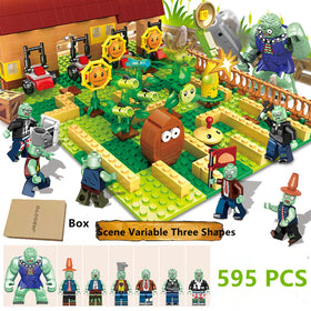 JHESAO PVZ buildable figures close-up showing interlocking pieces and play potential.
