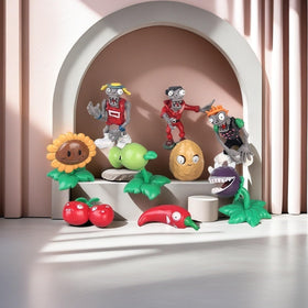 JHESAO PVZ plush toys, vibrant colors for bedroom decor.