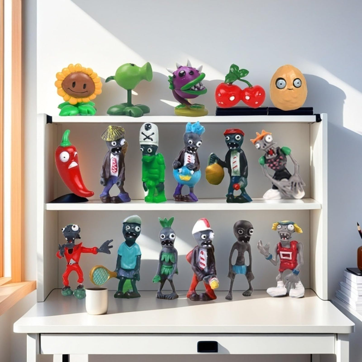 JHESAO PVZ zombie characters, perfect for gift-giving and trading.