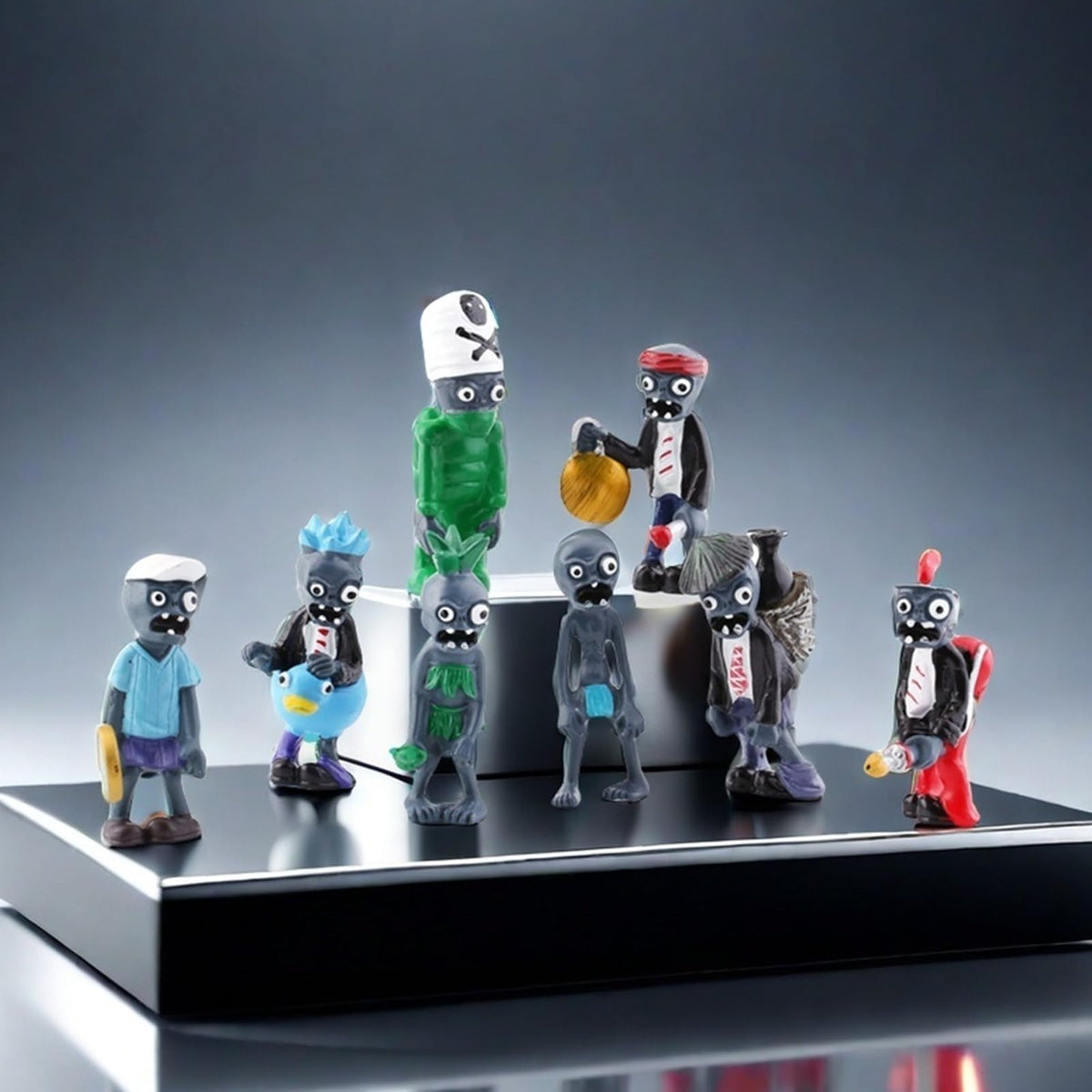 JHESAO PVZ collectible figures, great for display and collection.