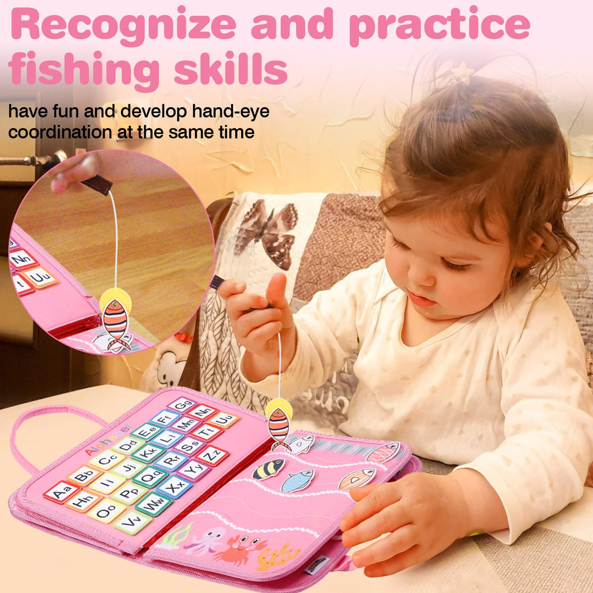JHkim Busy Board clock and calendar aid time-telling and routine recognition