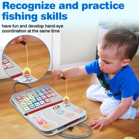 JHkim Busy Board fishing game page encourages precise finger movements.