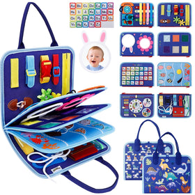 JHkim Busy Board zipper panel promotes fine motor control during travel